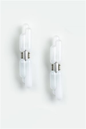 CARLO NASON<BR>Coppia di appliques mod.Torpedo