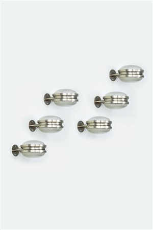 SERGIO MAZZA<BR>Sei lampade a parete della serie Gamma C