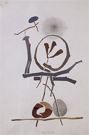 CRIPPA LUCA Seregno (Mb) 1922 Senza titolo 1983 Acquarello su carta...