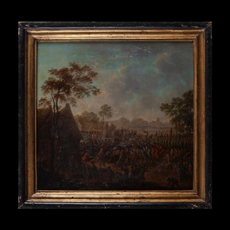 Adam Frans van der Meulen (Bruxelles 1632 - Parigi 1690), Scena bellica
