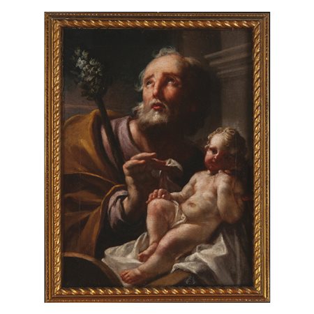 Bartolomeo Biscaino (Genova, 1632 – Genova, 1657), San Giuseppe con il Bambino