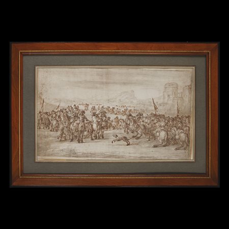 Francesco Simonini (Parma, 1686 – Venezia, 1735) Scena di battaglia