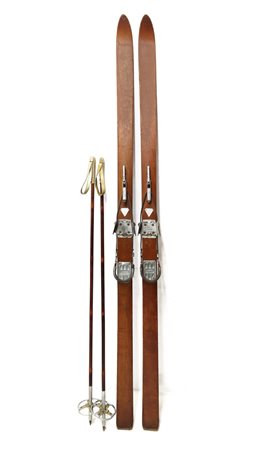 Jyrolia - Pattini da sci con racchette, 1920s / 30s