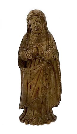 Scuola del XVI secolo ORANTE bosso, cm 7x3x2