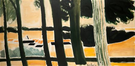 ANDRÉ BRASILIER, Loupeigne à travers les arbres, 1976