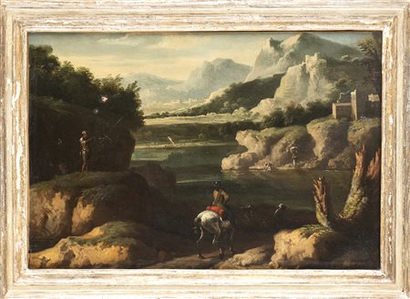 JAN FRANS VAN BLOEMEN (Anversa, 1662 - Roma, 1749) E PIETER VAN BLOEMEN (Anversa, 1670 - Amsterdam, 1746), ATTRIBUITO
