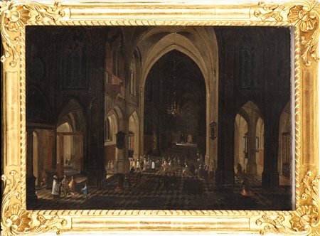 PETER NEEFS II (Anversa, 1620 - post 1675), ATTRIBUITO