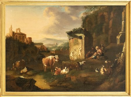 CERCHIA DI ABRAHAM JANSZ BEGEYN (Leiden, 1638 - Berlino, 1697)