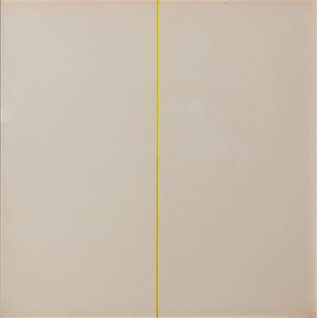 SANDRO DE ALEXANDRIS, Verticale: doppio giallo - Rilievo bianco + giallo, 1972/73