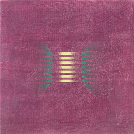 ENNIO FINZI, Luce-Vibrazione giallo verde viola, 1968