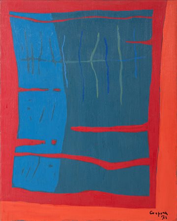 ANTONIO CORPORA, L'azzurro misterioso, 1971