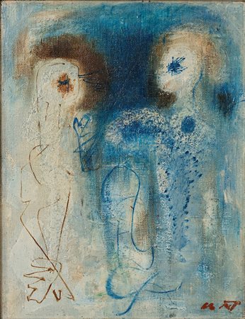 ANDRE'  MASSON, Rencontre d'Ombres, 1956-1958