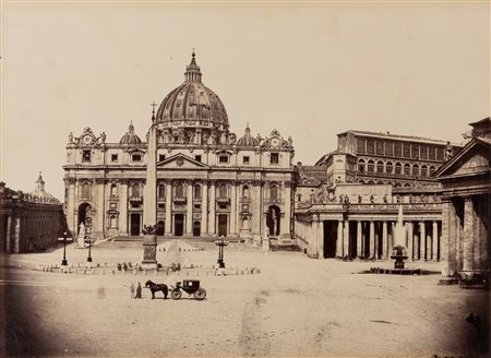 Tommaso  Cuccioni (attribuito a) (1790-1864)  - St. Peters, west front, 1860s