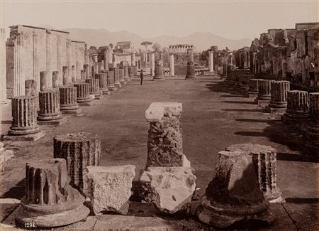 Giorgio Sommer (1834-1914)  - Pompei, Basilica, 1870s