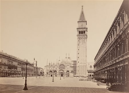 Carlo Ponti (1823-1893)  - Venezia, Piazza San Marco, 1870s
