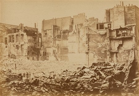 Jeune Wulff (act. seconda metà XIX sec.)  - Insurrection de Paris, Rue du Bac, 1871