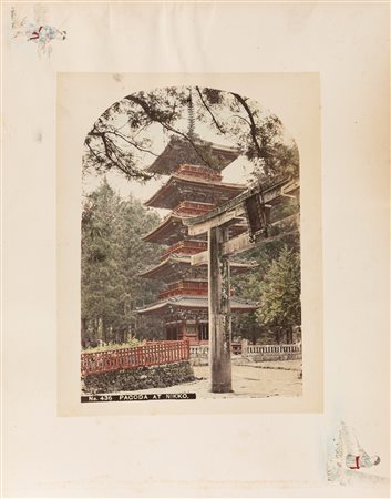 Anonimo - Pagoda a Nikko, 1880s