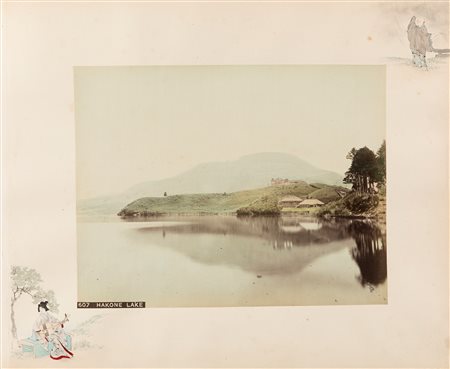 Kimbei Kusakabe (attribuito a) (1841-1934)  - Hakone Lake, 1880s