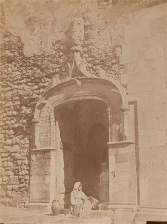 Giovanni Crupi (1859-1925)  - Taormina, Porta del Palazzo Corvaia, 1890s