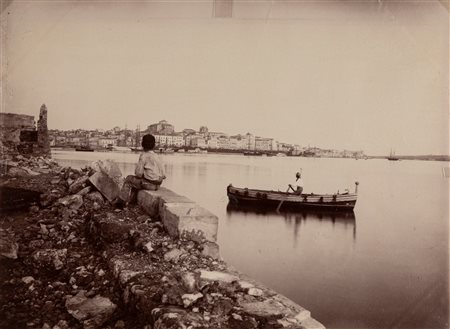 Giovanni Crupi (1859-1925)  - Panorama, Siracusa, 1890s