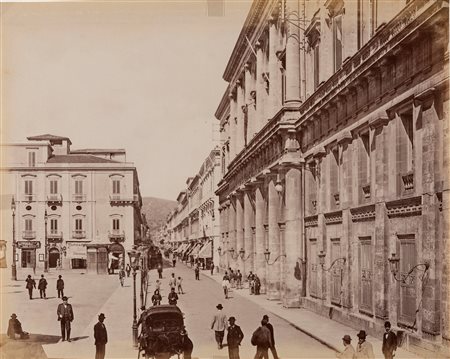Giacomo Brogi (1822-1881)  - Messina, Via Garibaldi, 1900s