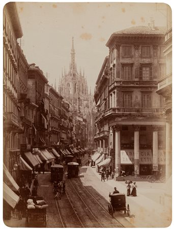 Anonimo - Milano, Corso Vittorio Emanuele, 1890s