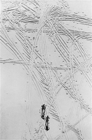 Riccardo Moncalvo (1915-2008)  - Nella Tormenta, grafismo nevoso, 1937/1947