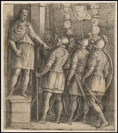 Battista Franco (c.1510-1561): UN GENERALE CHE SI RIVOLGE AI SUOI SOLDATI