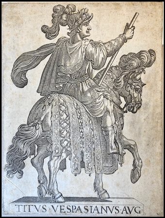 Antonio Tempesta (1555-1630): TITUS VESPASIANUS AUG