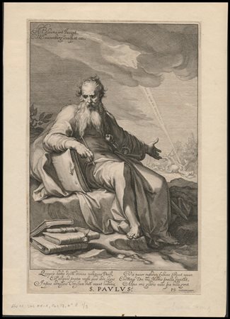 Willem van Swanenburg (1580-1612) da Abraham Bloemaert (1564-1651): S. PAULUS, C. 1610