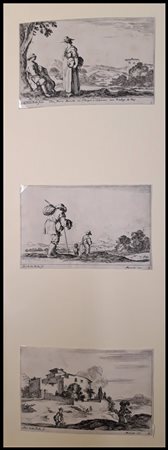  Stefano Della Bella 
(1610-1664): DODICI PAESAGGI, 1638 CA.