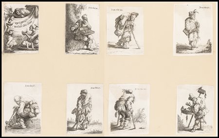 Johannes van Vliet (c. 1610-1668): FIGURE DI MENDICANTI, 1632