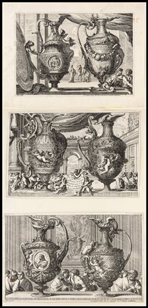 Jean Le Pautre (1618- 1682): VASES OU BURETTES À LA ROMAINE