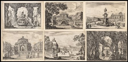 Jean Le Pautre (1618- 1682): GROTTE E GIARDINI