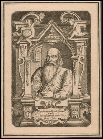 Anonimo incisore del XVII secolo: RITRATTO DI ISAAC HABRECHT, 1608