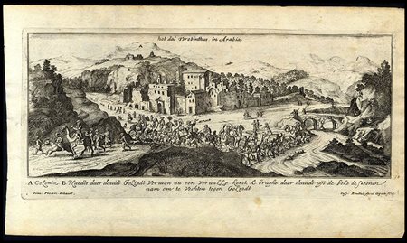 Gaspar Bouttats (1640-1695/96): LA VALLE DEL TEREBINTHUS IN ARABIA