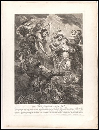 Gaspard Duchange (1662-1757) da Jean-Marc Nattier (1685-1766) da Peter Paul Rubens (1577-1640): LA PAIX CONFIRMÉE DANS LE CIEL