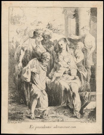 Giovanni David (1749-1790) da Dosso Dossi (1468-1542): ADORAZIONE DEI MAGI, 1770