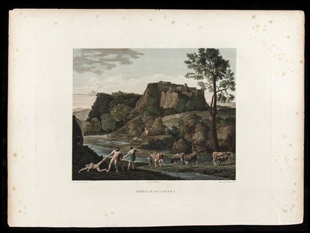 Victor Pillement (1767-1814) da Domenichino: HERCULE ET CACUS