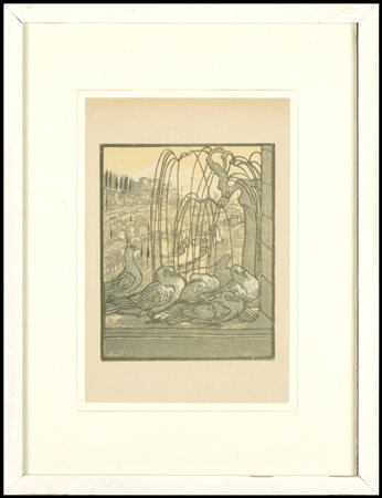 Diego Pettinelli (1897-1989): PAESAGGIO DI SARDEGNA, 1962