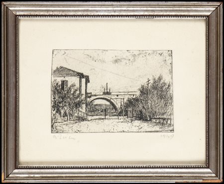 Alberto Ziveri (1908-1990): SCORCIO DI ROMA, 1949