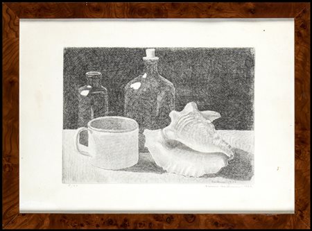 Bruno Bartoccini (1910-2001): NATURA MORTA, 1982