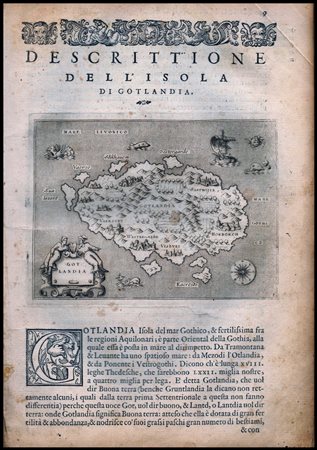 Girolamo Porro (1567-1599 (fl.)): DESCITTIONE DELL'ISOLA DI GOTLANDIA 