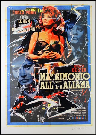 ROTELLA MIMMO Catanzaro 1918 - Milano 2006 "Matrimonio all'italiana"