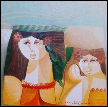 DI CARLO MARIO VITTORIO San Marco in Lamis (FG) 1939 - Milano 2015 "L'attesa"