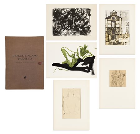 EDIZIONI D'ARTE - Disegno Italiano Moderno. 50 disegni di artisti Italiani, 1960