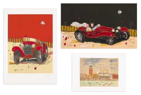 LUCA GIOVAGNOLI (1963) - Lotto unico di 3 opere grafiche