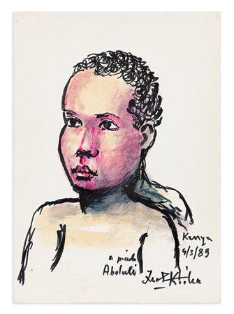 IBRAHIM KODRA (1918-2006) - Piccolo Abdulà, 1989