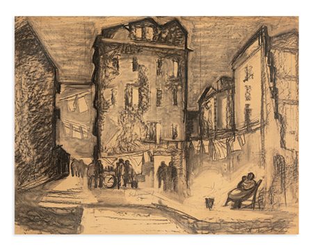 PAOLO SCHIAVOCAMPO (1924) - Senza Titolo, 1954