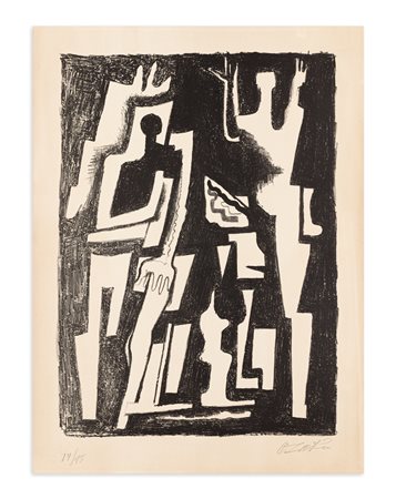 OSSIP ZADKINE (1890-1967) - La nuit solaire, 1965